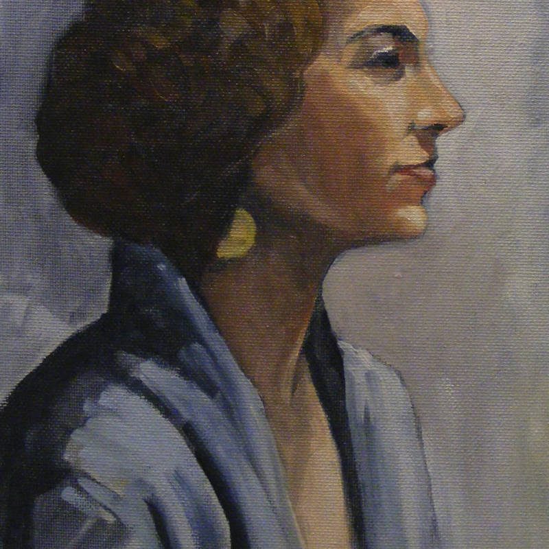 Erica - oil on panel - 10” x 12” - FOR SALE (email for price)